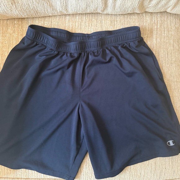 Champion Men's Dark Blue Athletic Shorts - Picture 1 of 3